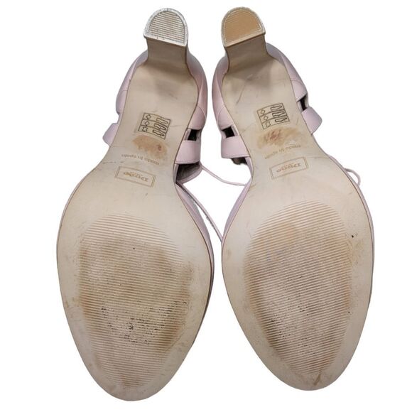 Dune London Cannes RARE Blush Pink Cut-out Lace-Up Heels - Picture 7 of 7